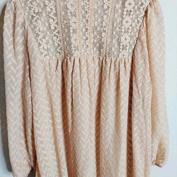 -‎ Anthropologie One September Anwen Peasant Boho long sleeve dress XL - Picture 10 of 15